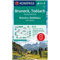 Kompass Mapa Spacerowa 57 Bruneck, Toblach, Hochpustertal - Zostało tylko kilka sztuk