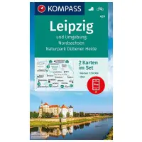 Kompass Mapa Spacerowa 459 Leipzig I Otoczenie, Nordsachsen, Dübener Heide | Bezpieczne zakupy