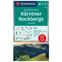Kup dziś - Kompass Mapa Spacerowa 66 Biosphärenpark Kärntner Nockberge, Liesertal