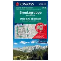 Okazja dnia | Kompass Mapa Spacerowa 73 Brentagruppe, Dolomiti MA Brenta