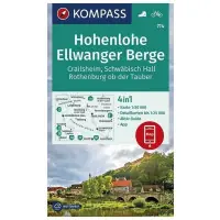 Kompass Mapa Spacerowa 774 Hohenlohe, Ellwange Berge, Crailsheim | Kup online
