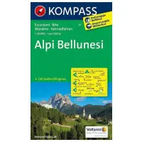 Oferta kończy się wkrótce - Kompass Mapa Spacerowa 77 Alpi Bellunesi