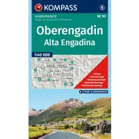Kompass Mapa Spacerowa 99 Oberengadin - Tylko dziś
