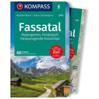 Kompass Przewodnik Spacerowy 5718 Fassatal, Rosengarten | Jeszcze taniej