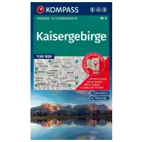 Kompass Mapa Spacerowa 9 Kaisergebirge | Zniżka