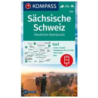 Kompass Mapa Spacerowa 810 Sächsische Schweiz, Westliche Oberlausitz - Super okazja