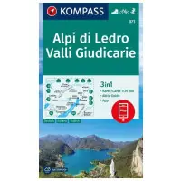 Megacena - Kompass Mapa Spacerowa 071 Alpi MA Ledro, Valli Giudicarie