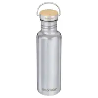Klean Kanteen Classic Reflect Water Bottle Z Bamboo Cap - Supercena