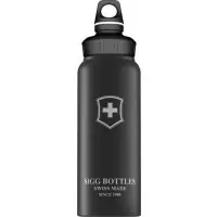 Okazja dnia | Sigg Wide Mouth Bottle Swiss Emblem Black Touch 1.0 L