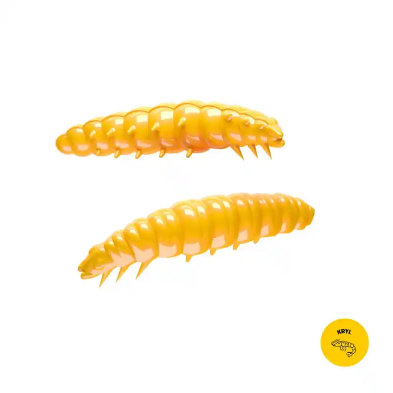 LARVA - DARK YELLOW - 4,5cm - Oszczędź