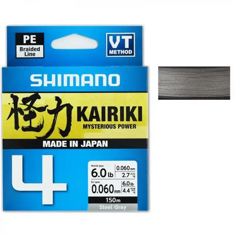 KAIRIKI 4 - STEEL GRAY - 0,215mm - 150m - Ostatnia okazja