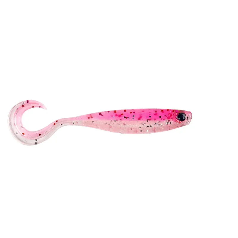 MEZASHI CROSS CURLY TAIL - PINK SARDINE - 9cm | Supercena