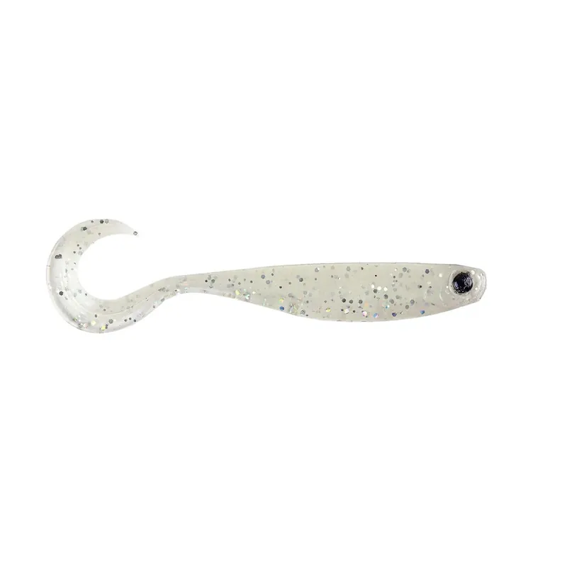 MEZASHI CROSS CURLY TAIL - PEARL WHITE - 9cm | Wyprzedaż