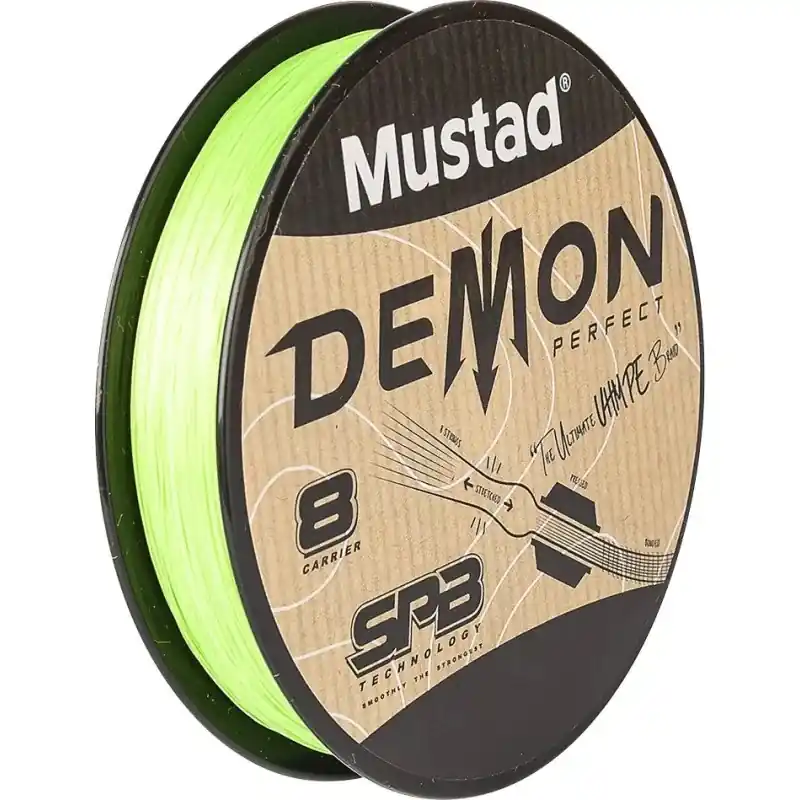 Niska cena - MUSTAD DEMON PERFECT - CHARTREUSE - 0,16mm