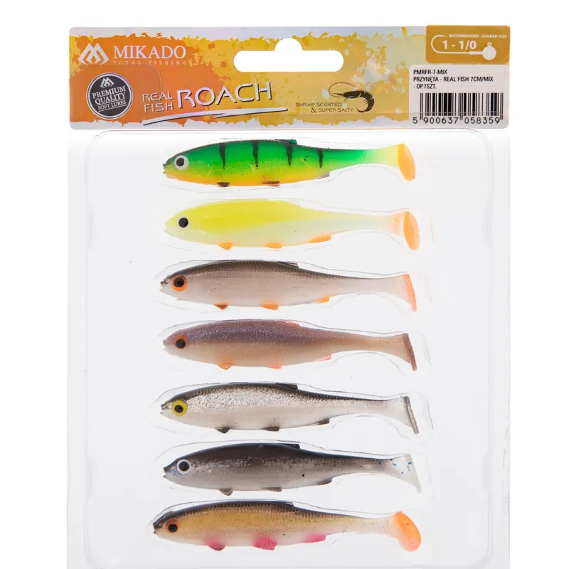 REAL FISH - MIX - 7cm (7szt) - Na stanie