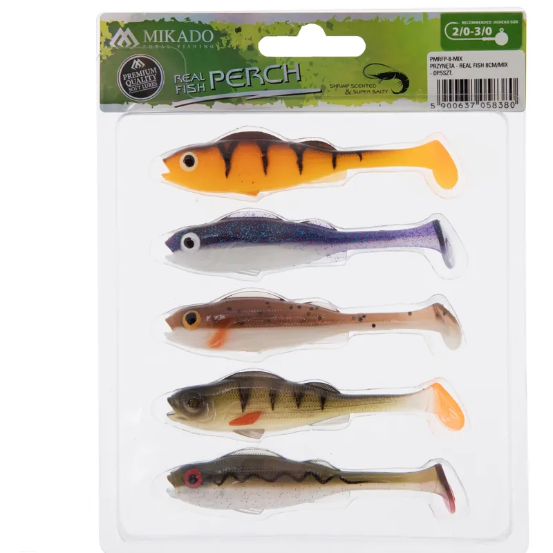 Megacena - REAL FISH - MIX - 8cm (5szt)