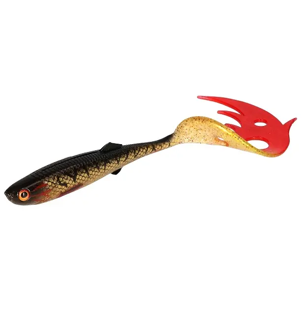Świetna cena - SICARIO PIKE TAIL - SPOTTED BULLHEAD - 8,5cm