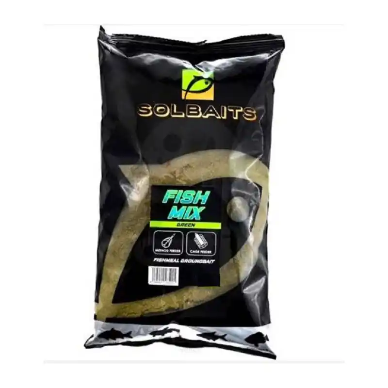 Supercena - Zanęta Solbaits Zanęta Fish Mix Green 800g