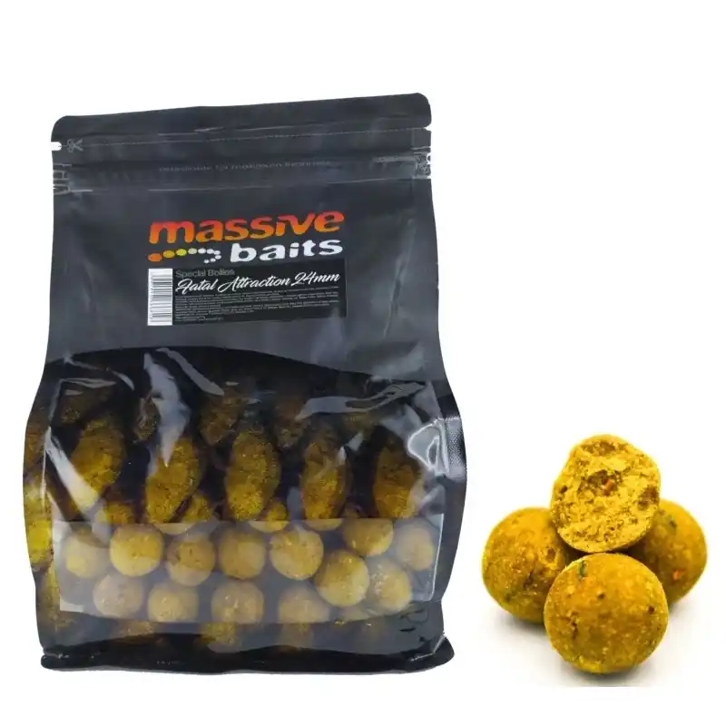 Produkt ceniony przez klientów - Kulki Massive Baits Fatal Attraction Robin Gold 24mm 1kg