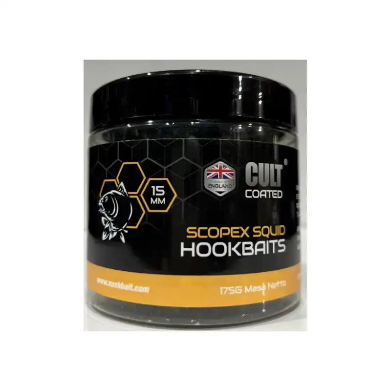 Kulki Nash Scopex Squid Cult Coated Hookbaits 15mm B6351 - Kup teraz