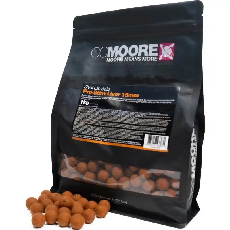 Kulki CC Moore Pro-Stim Liver 15mm 1kg - Końcówka serii