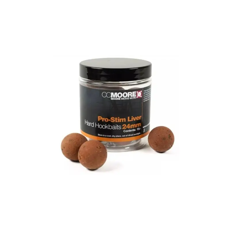 Ostatnia szansa | Kulki CC Moore Pro-Stim Liver Hard Hookbaits 24mm