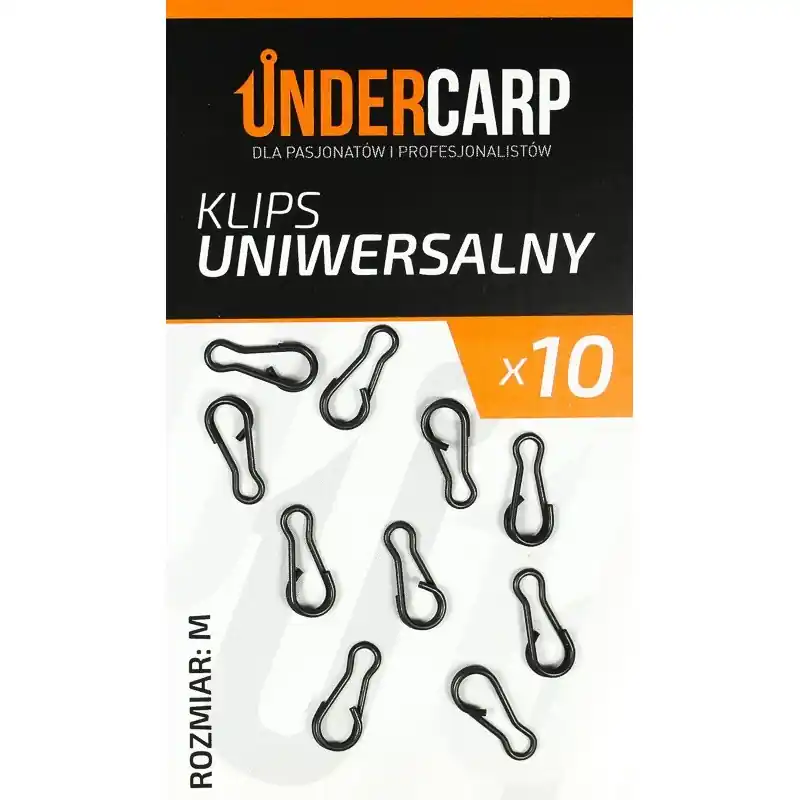 Klips Uniwersalny Under Carp M 10szt. - Hit sprzedażowy