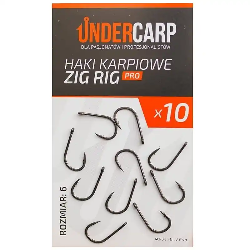 Under Carp Haki Karpiowe Zig Rig 6 PRO - Łatwy zwrot
