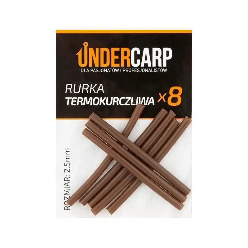 Szybka dostawa | Under Carp Rurka termokurczliwa 2,5mm Brązowa