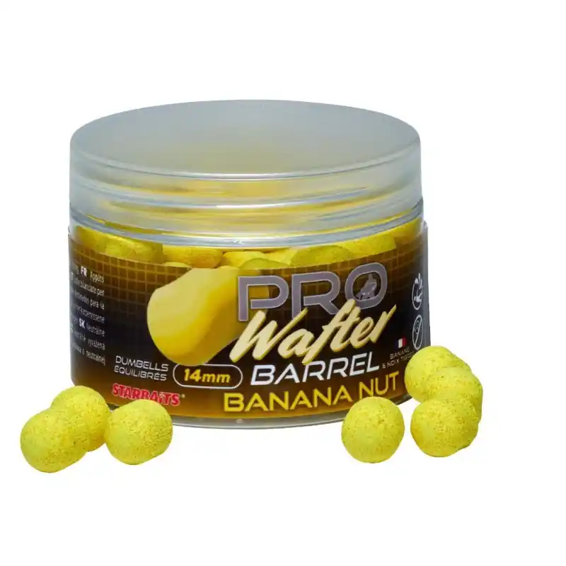 Kulki Starbaits Pro Bannana Nut Wafter Barrel 14mm 50g | Zapasy na wyczerpaniu