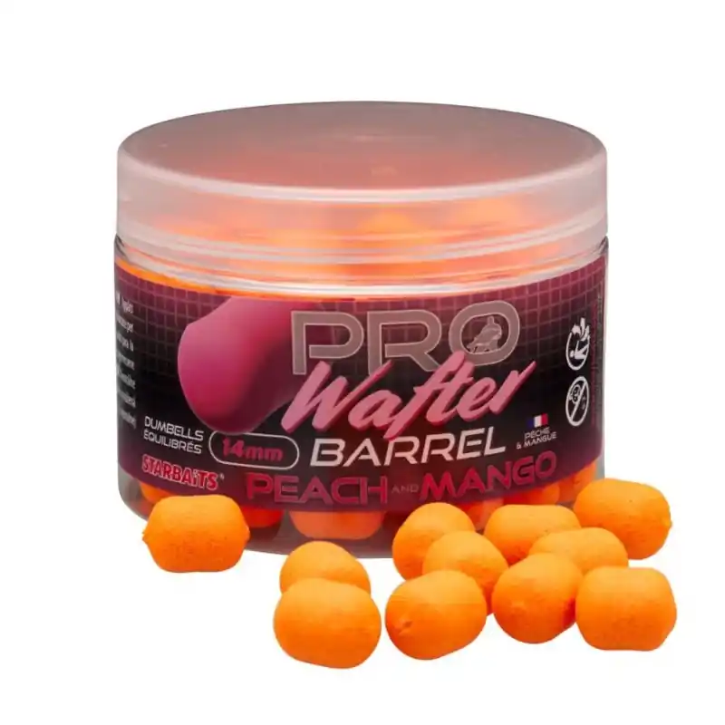 Kulki Starbaits Probiotic Peach & Mango Barrel Wafter 14mm 50g | Bezpieczna płatność