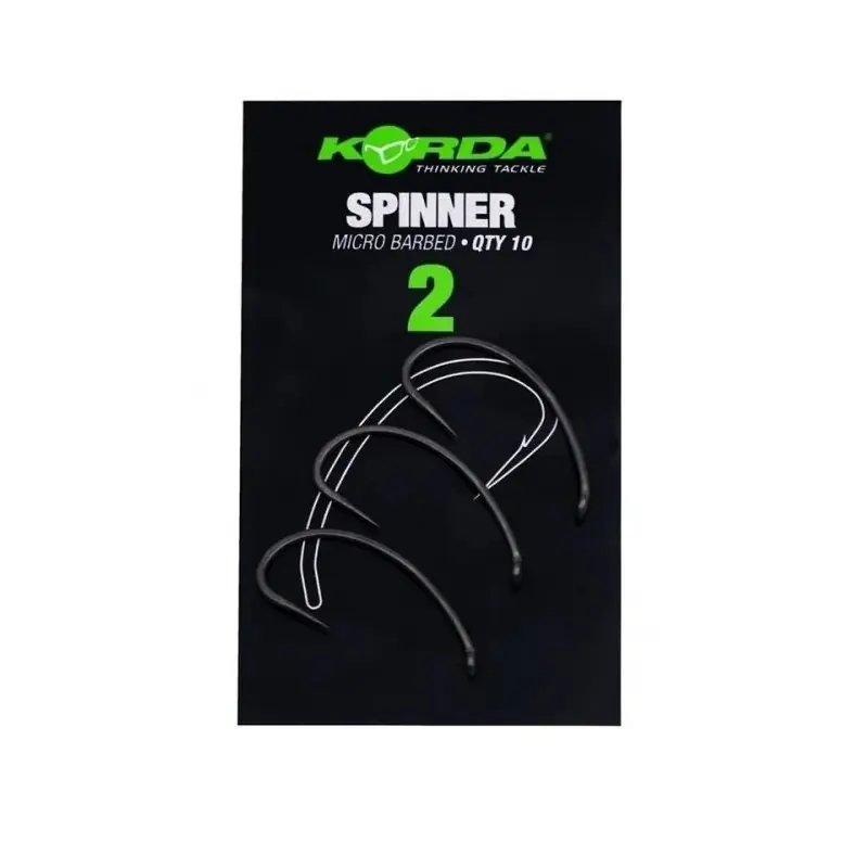 Wysoka jakość - Haczyki Spinner Micro Barbed 10szt. Korda Rozm 2