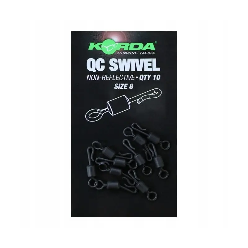 Krętlik Korda do szybkiej wymiany Kwik Change Swivel r.8 - Prosto od producenta
