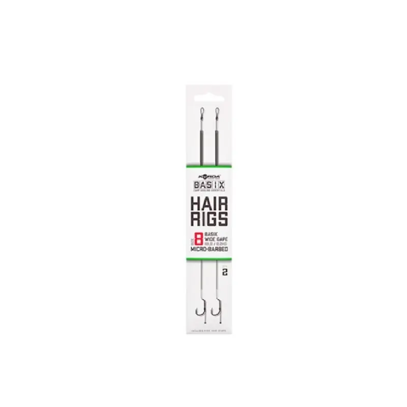 Przypon Korda Basix Hair Rigs Wide Gape Size8 18lb | Obniżka