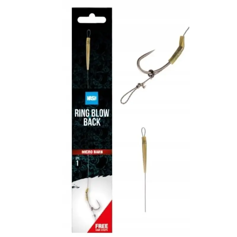 Przypon karpiowy Nash Tube Blow Back Rig Size 2 Barbed - Cena promocyjna