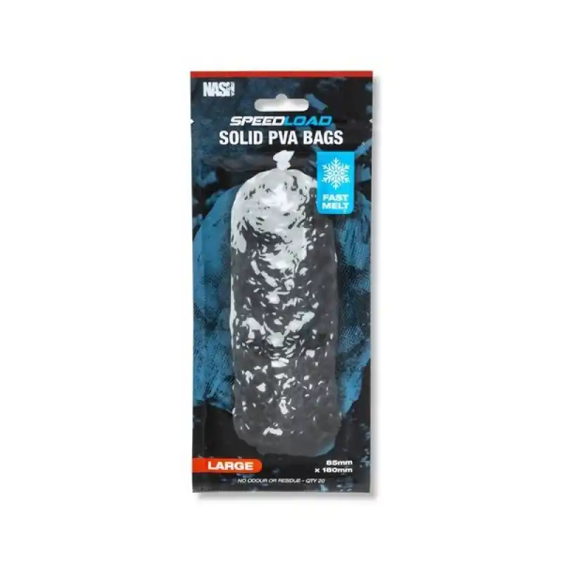 Zapasy na wyczerpaniu | Worki Nash Speedload Solid PVA Large Fast Melt