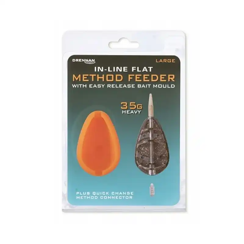 Oszczędź teraz | Zestaw Drennan In-Line Flat Method Feeder 35g Large