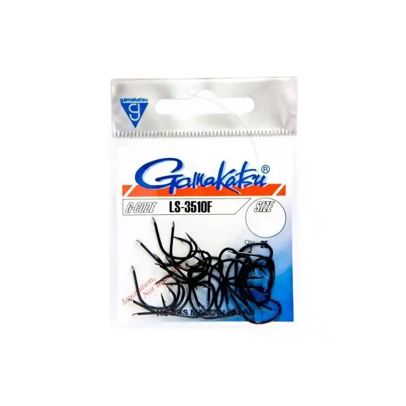 Haczyki Gamakatsu LS-3510F Hooks Black 6 - Tylko w tym tygodniu