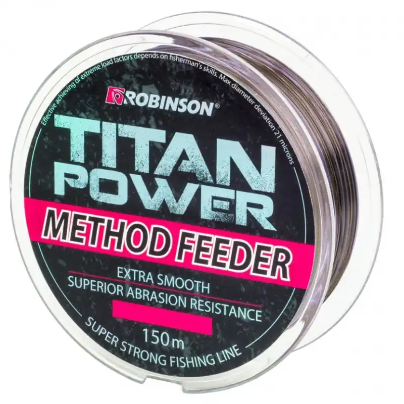 Cena po obniżce - Żyłka Robinson Titan Power Method Feeder 150m 0,235mm