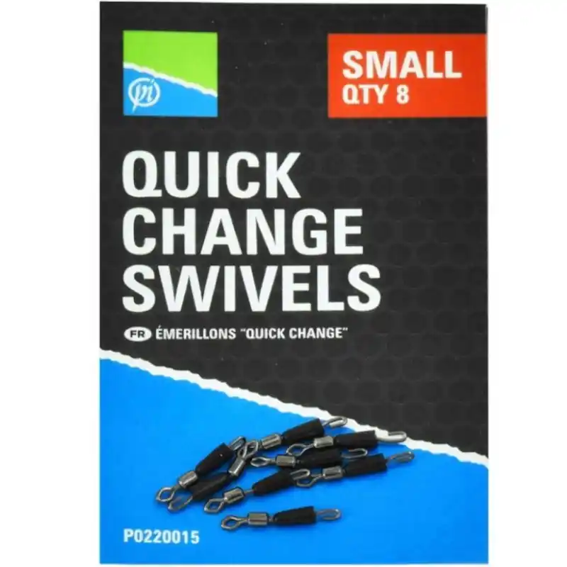 Krętliki Preston Quick Change Swivels Small - Promocja