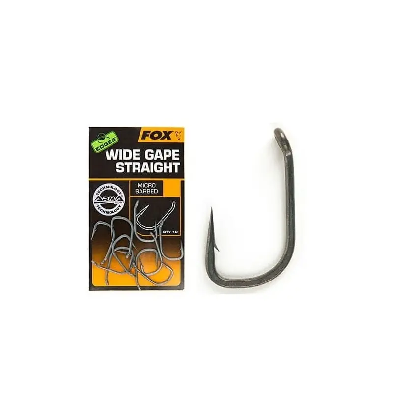 Haczyki karpiowe Fox Edges Armapoint Wipe Gape Stright roz. 6 | Tylko kilka sztuk