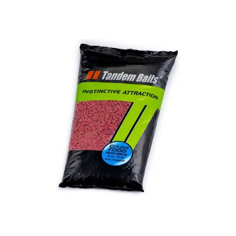 Sprawdź teraz | Tandem Baits Carp Pellet XXL 8mm 10kg Doskonała Truskawka