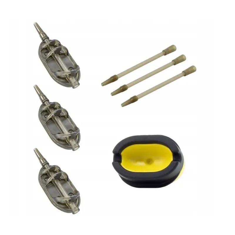 Cena promocyjna - Podajnik Method Feeder Rock 3x30g z foremką