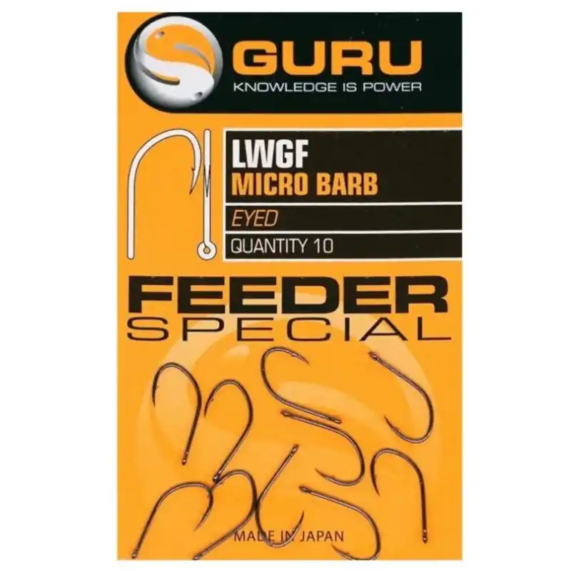 Najwyższa jakość - Haczyki Guru LWG Micro Barb Eyed Feeder Special 12