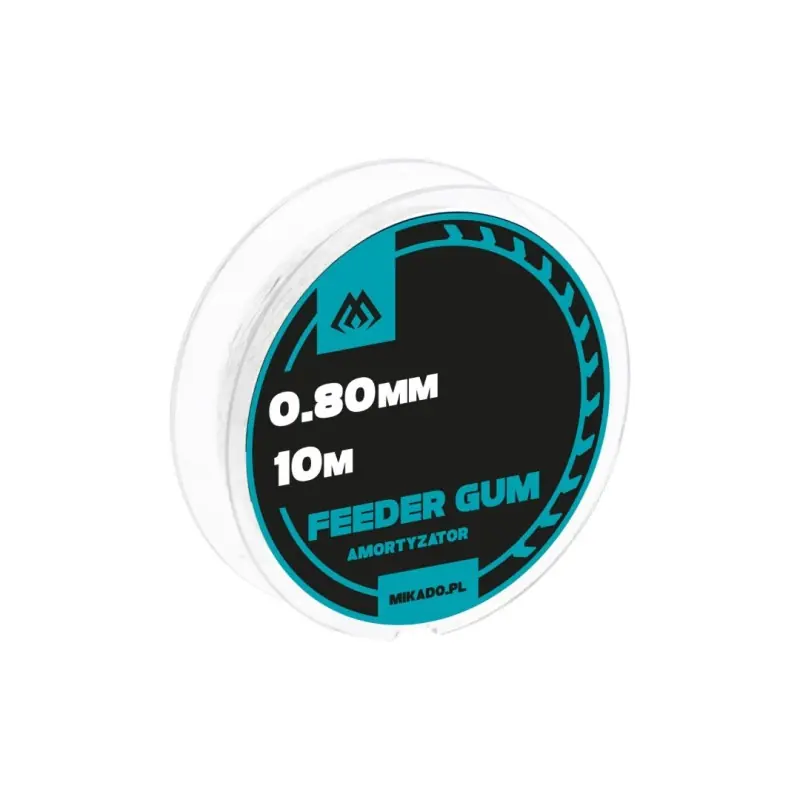 Amortyzator Mikado Feeder Gum 0.80mm 10m AMR01-004-008 - Top oferta