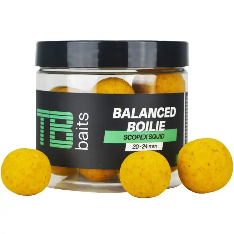 Bezpośrednio od producenta - Kulki Tomas Blazek Balanced Boilie Atraktor Scopex Squid 20-24mm 100g