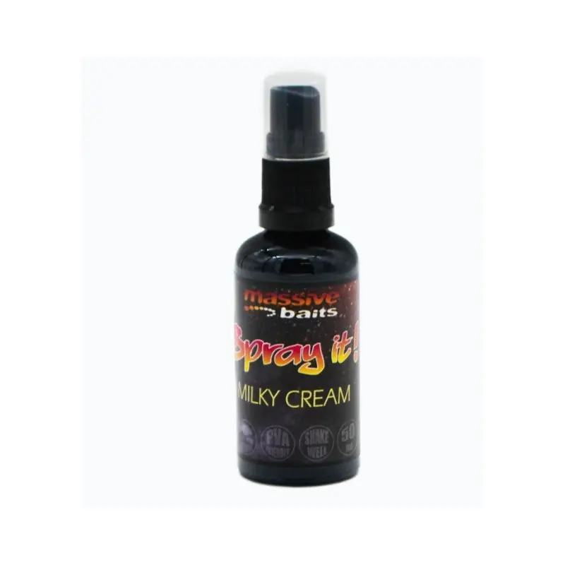 Dopalacz Massive Baits SPRAY IT Milky Cream 50ml | Na stanie