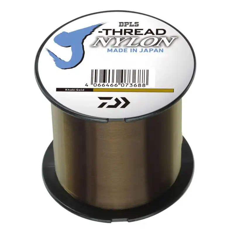 Żyłka Daiwa J-Thread 600m 0,330mm 8.10kg Khaki Gold | Oszczędź
