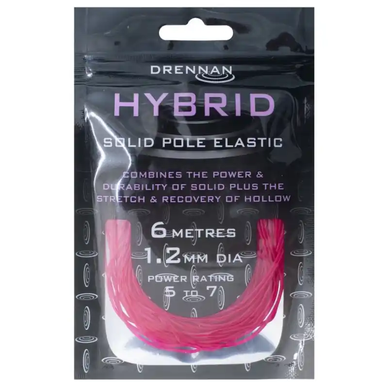 Świetna oferta | Amortyzator Drennan Hybrid Solid Elastic 6m 1,2mm PINK