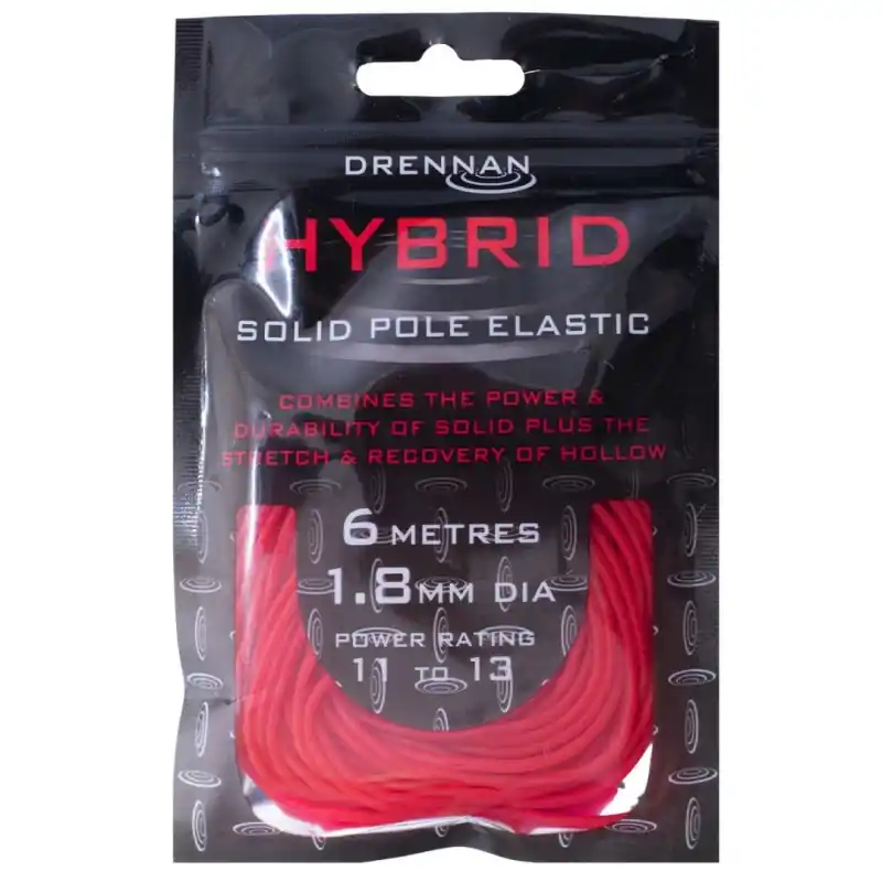 Amortyzator Drennan Hybrid Solid Elastic 6m 1,8mm RED | Jeszcze taniej